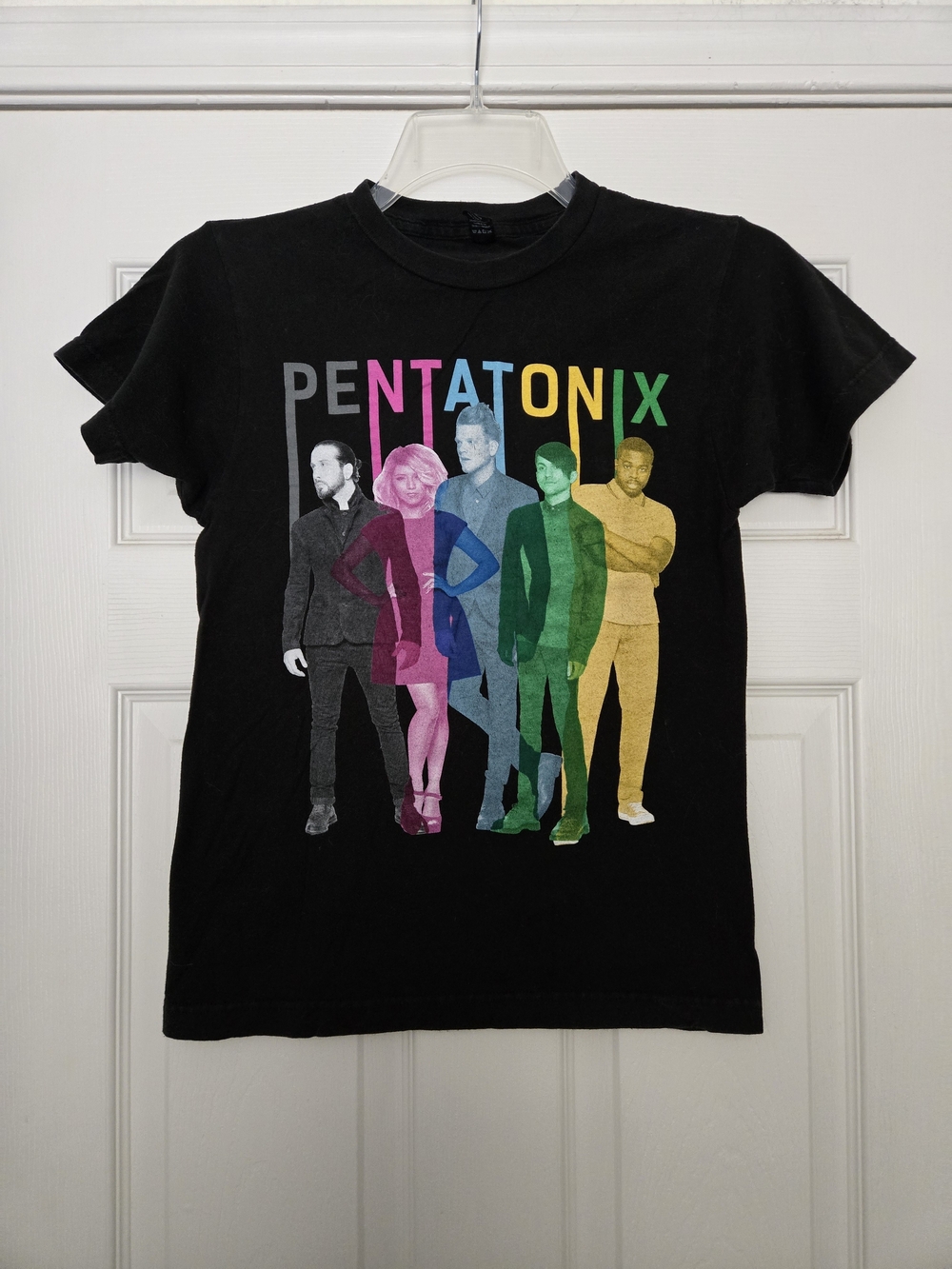 PENTATONIX Official Concert 2016 TOUR Black Graphic Tee - Multicolor Print